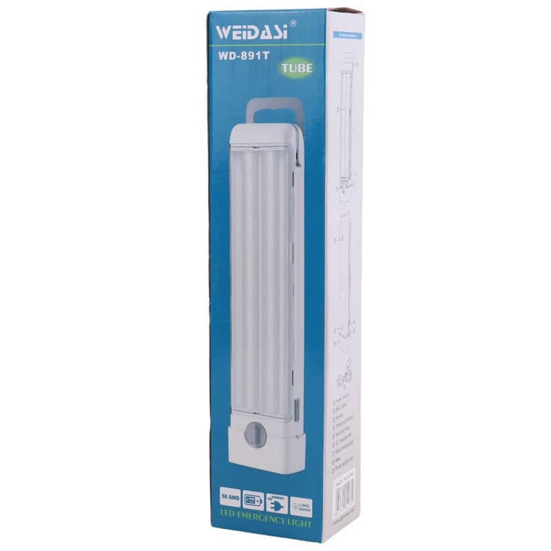 چراغ اضطراری شارژی WEIDASI مدل WD-891T — تصویر ۶