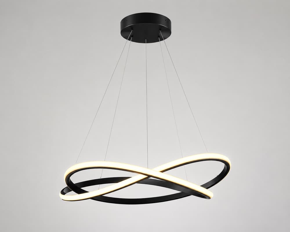 چراغ آویز سقفی LED مینیمال بی نهایت (شاپو ساده)