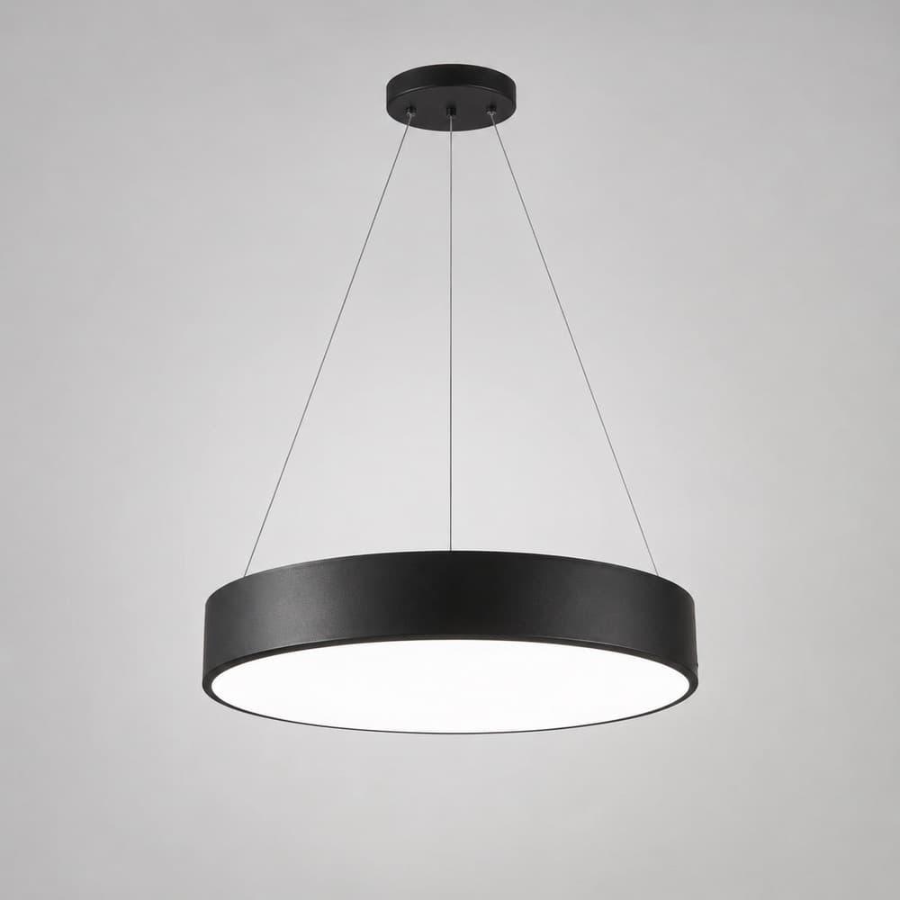 چراغ آویز سقفی LED مینیمال گرد (قطر 45سانت) — تصویر ۴