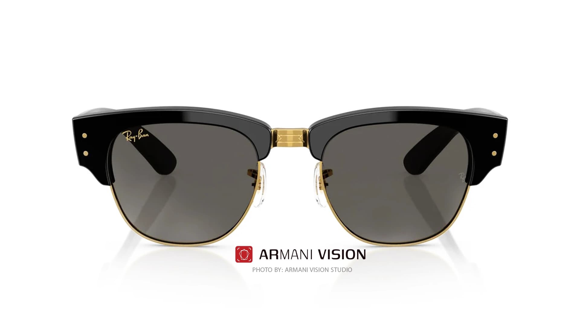 عینک ری بن RAYBAN -MEGA CLUBMASTER -ASAP ROCKY-RB 0316S – 6826J5 — تصویر ۸