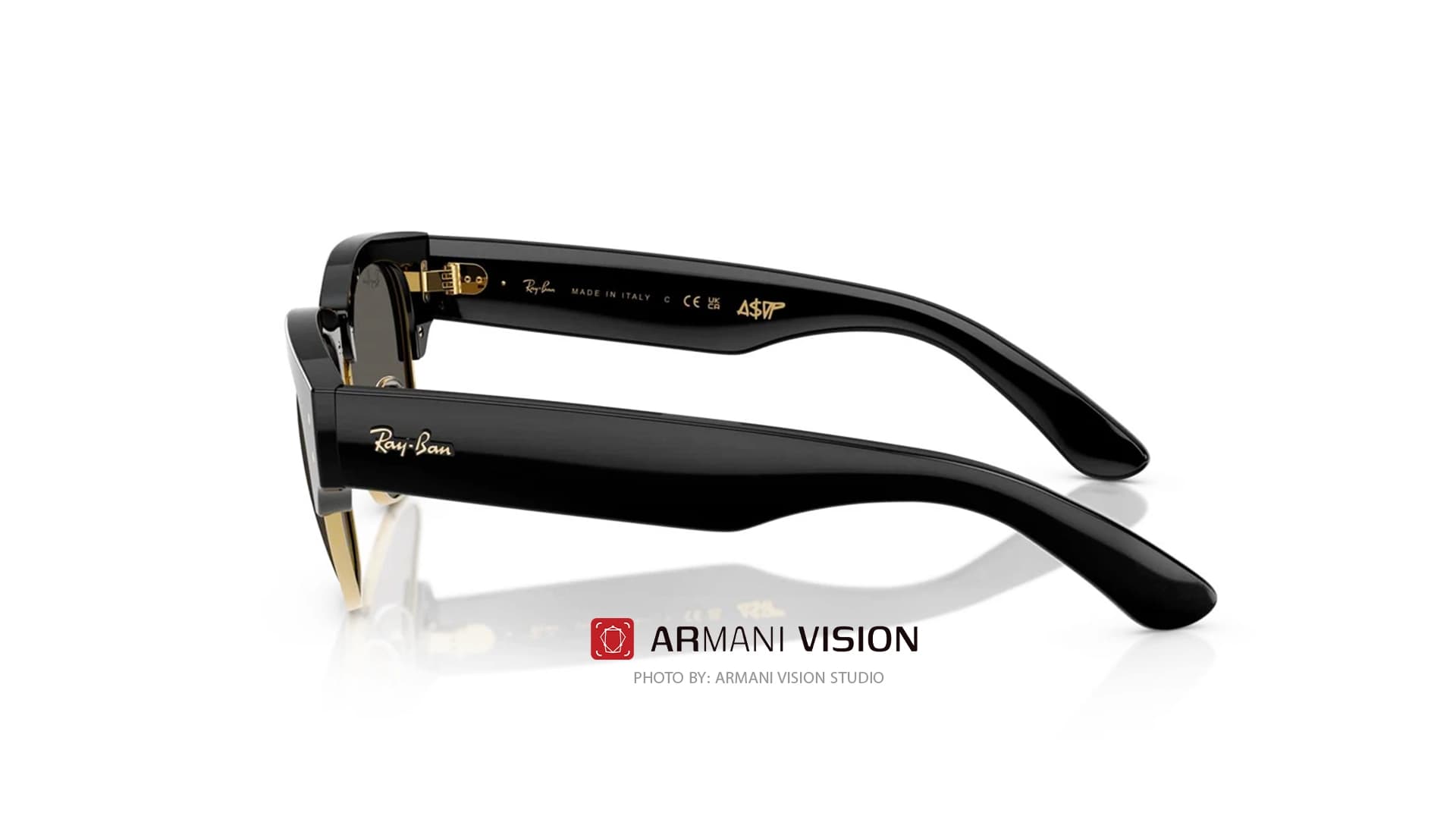 عینک ری بن RAYBAN -MEGA CLUBMASTER -ASAP ROCKY-RB 0316S – 6826J5 — تصویر ۱۱