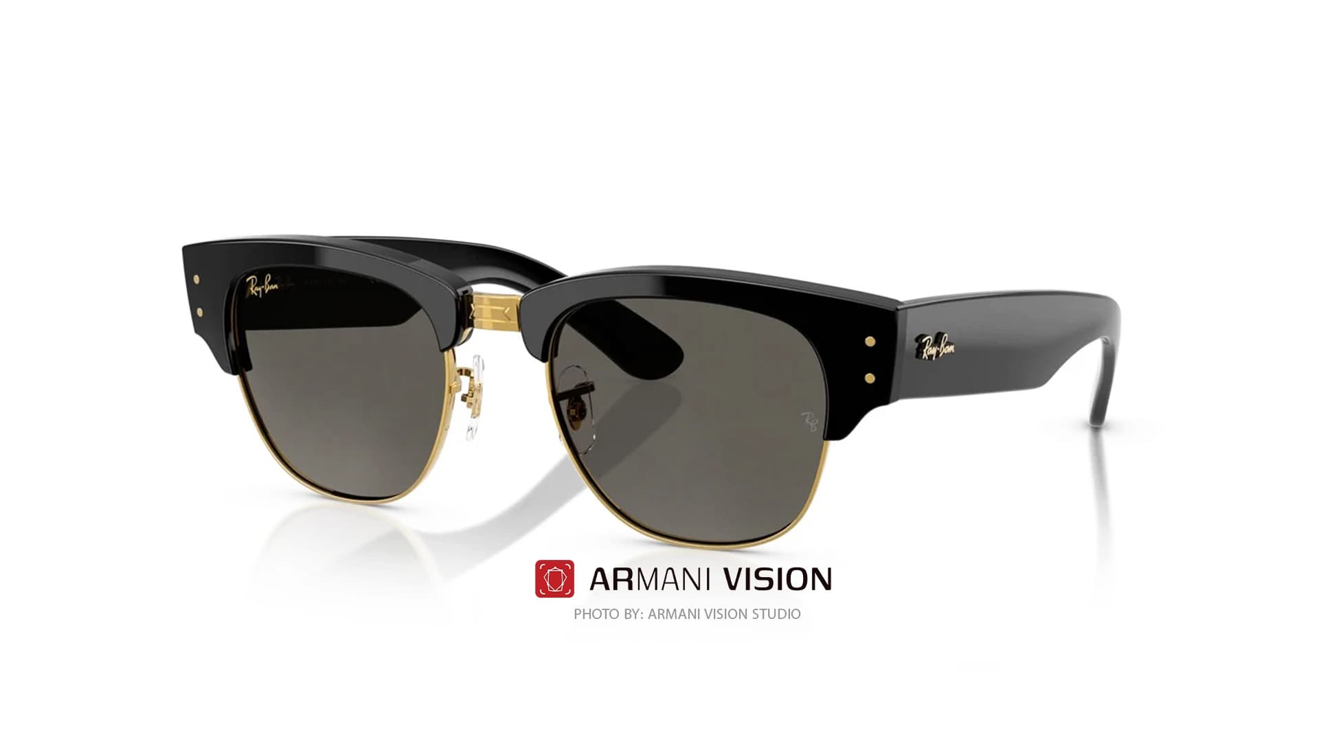 عینک ری بن RAYBAN -MEGA CLUBMASTER -ASAP ROCKY-RB 0316S – 6826J5 — تصویر ۴