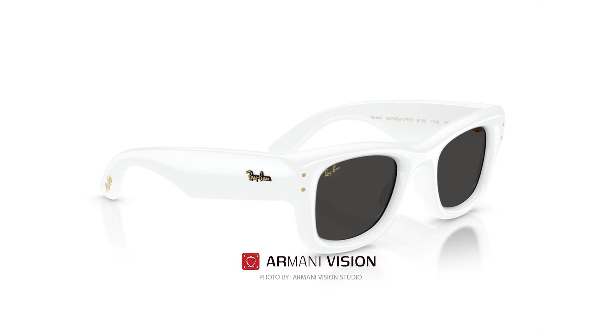 عینک ری بن RAYBAN – WAYFARER PUFFER- RB 4940 – 67187 — تصویر ۵