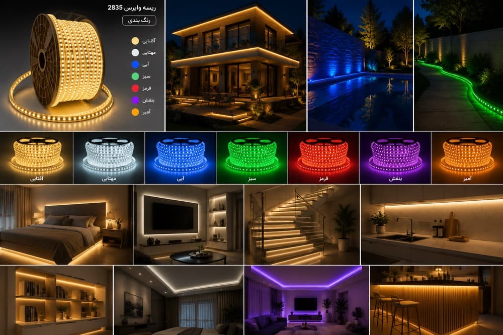 ريسه شلنگی 2835 وایرلس یکتا افروز — تصویر ۵