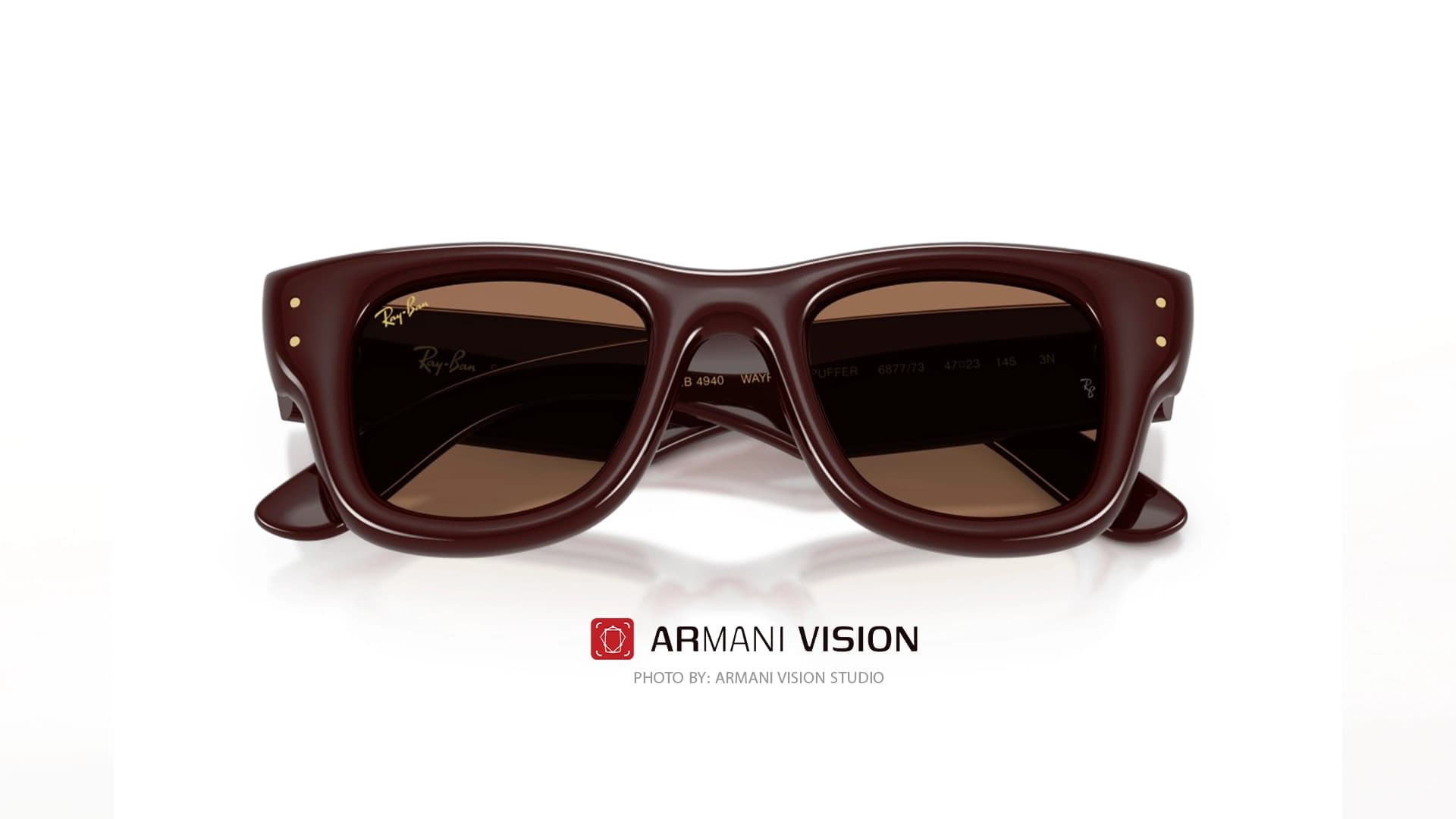 عینک ری بن RAYBAN – WAYFARER PUFFER- RB 4940 – 687773 — تصویر ۱۲