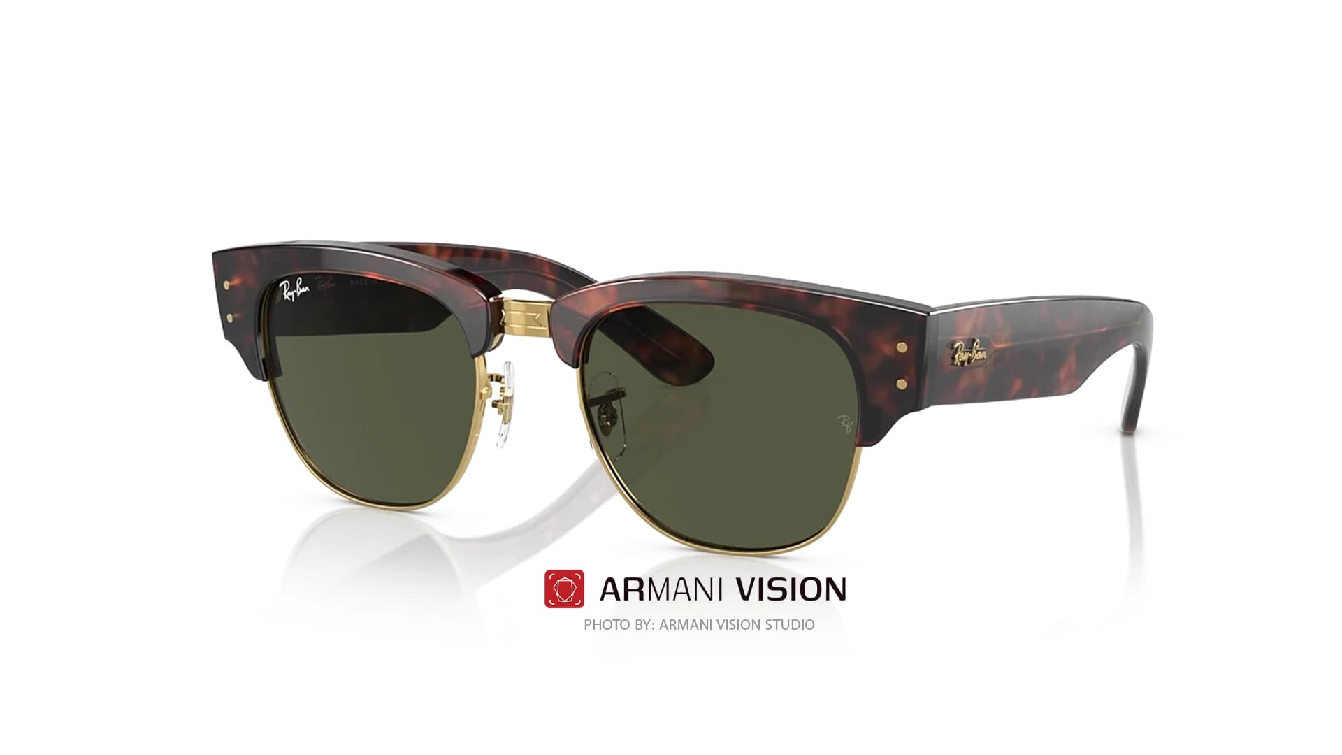 عینک ری بن RAYBAN – MEGA CLUBMASTER -RB 0316S -990/31 — تصویر ۴