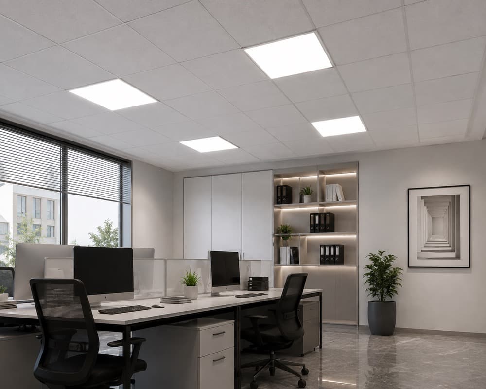 پنل سقفی 60*60 LED اداری بک لایت روکار 100 وات یکتا افروز — تصویر ۶