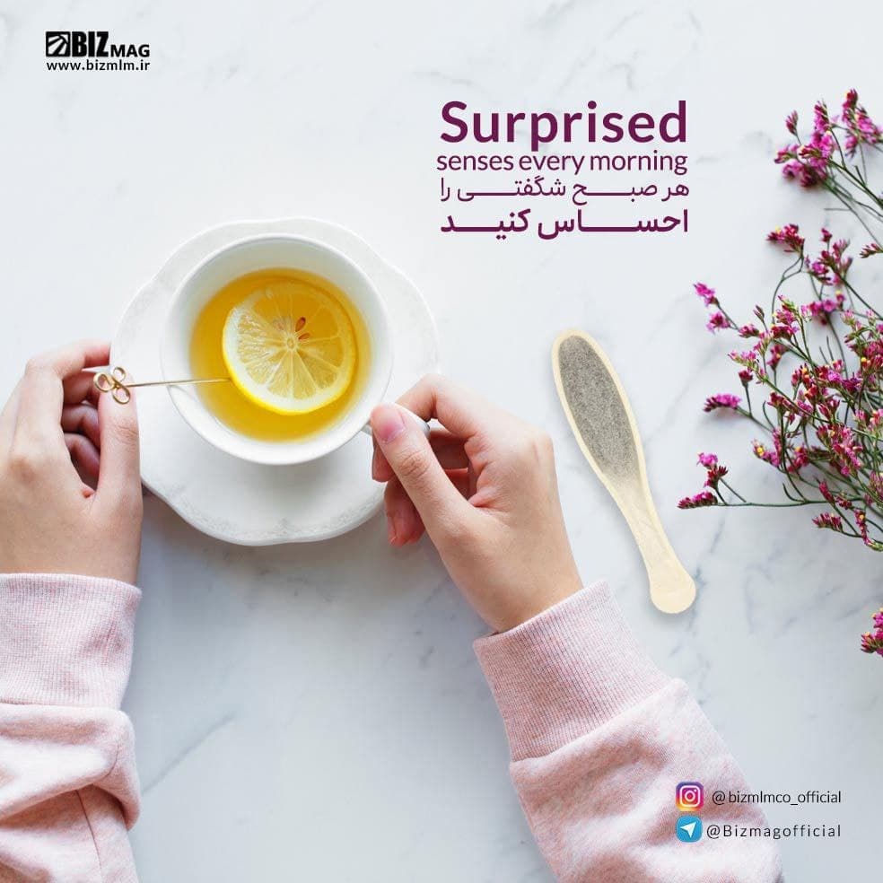 چای سبز با علف لیمو قاشقی دکتر بیز — تصویر ۲