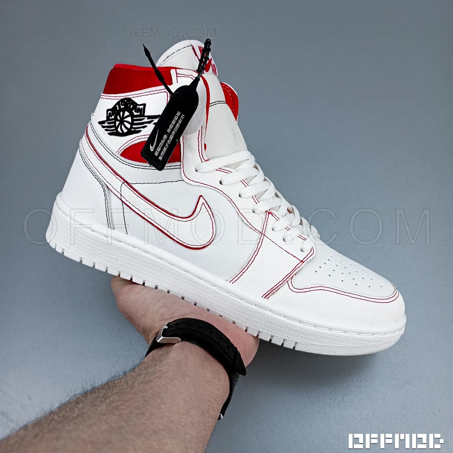 کتونی نایک ایر جردن Nike Air Jordan 1 Red Phantom — تصویر ۱۱