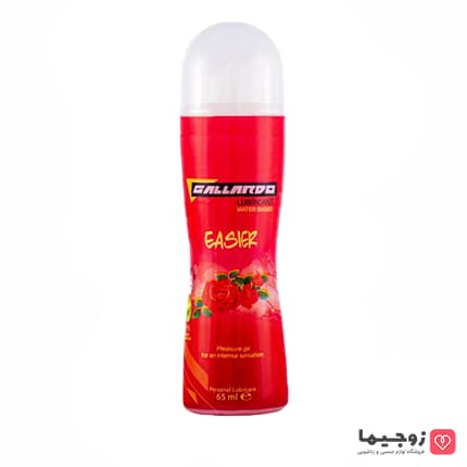 ژل روان کننده تحریک کننده گالاردو با رایحه گل سرخ