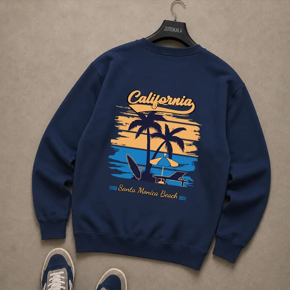 دورس نخ پنبه اسپرت طرح کالیفرنیا (California) | ۷ رنگ