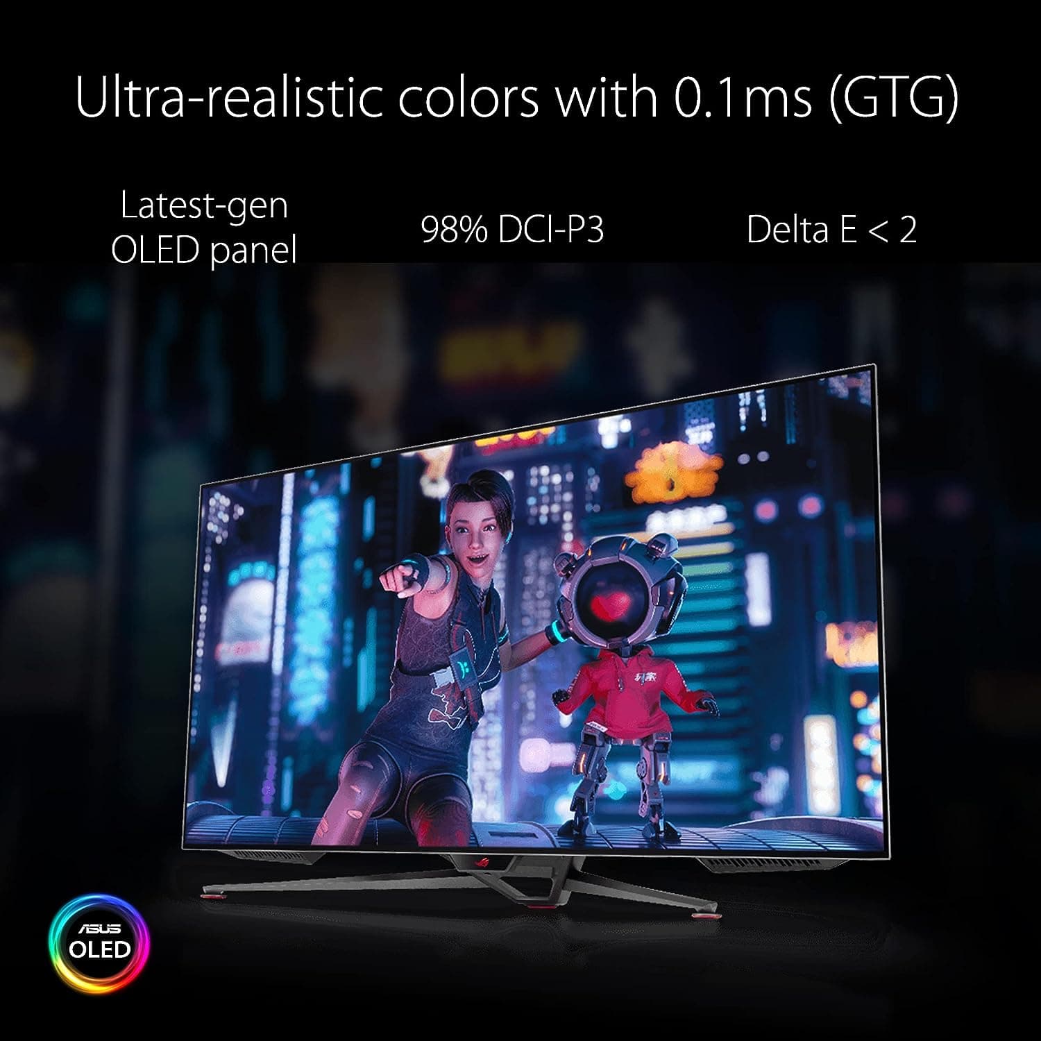 مانیتور ایسوس 47.53 اینچ ASUS ROG Swift OLED PG48UQ — تصویر ۱۲