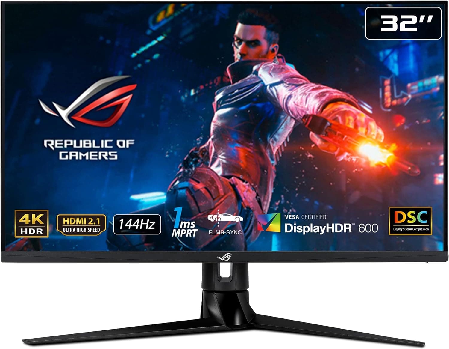 مانیتور گیمینگ 32 اینچ ایسوس مدل ROG Swift PG32UQ — تصویر ۴