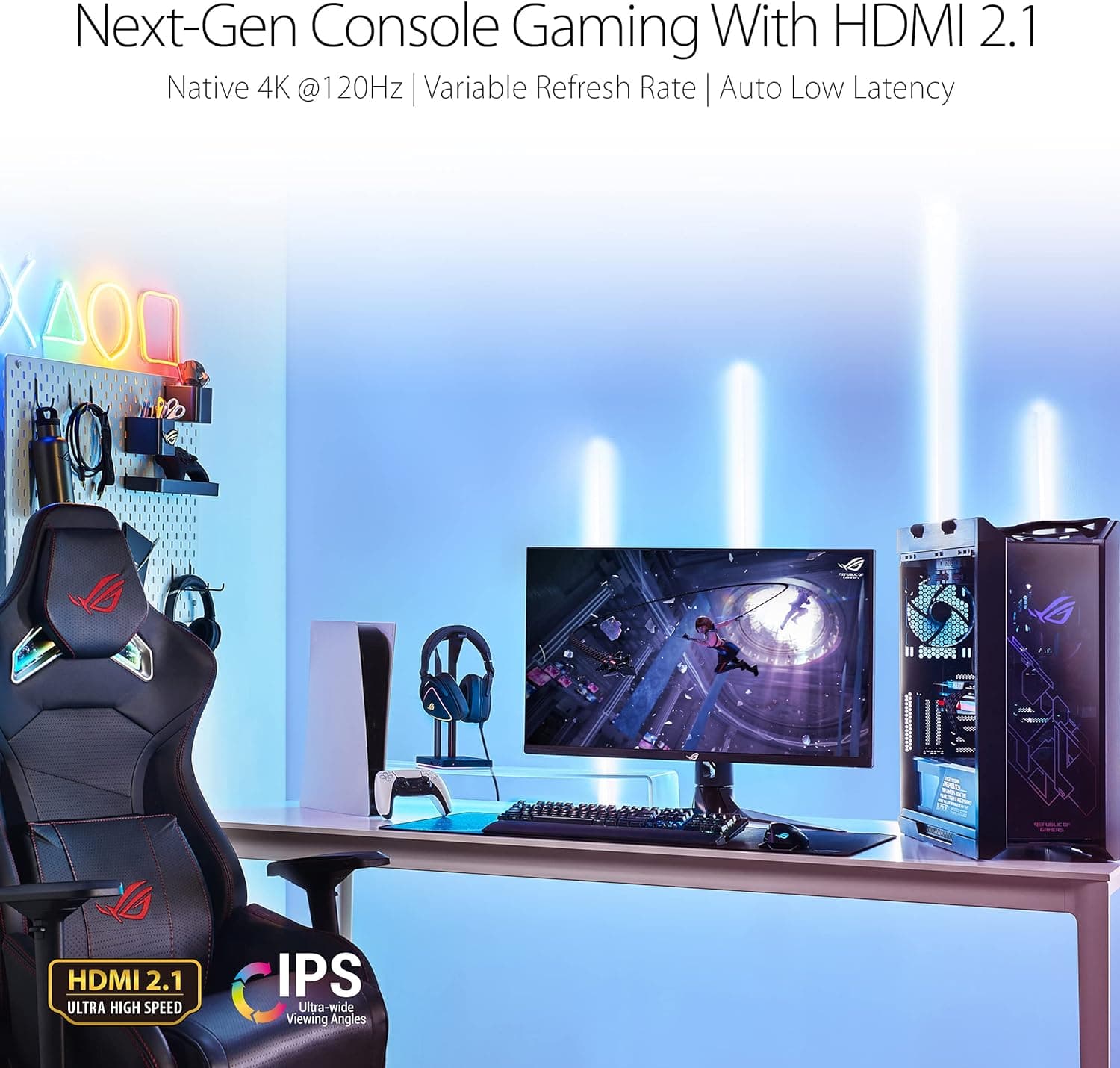 مانیتور گیمینگ 32 اینچ ایسوس مدل ROG Swift PG32UQ — تصویر ۶