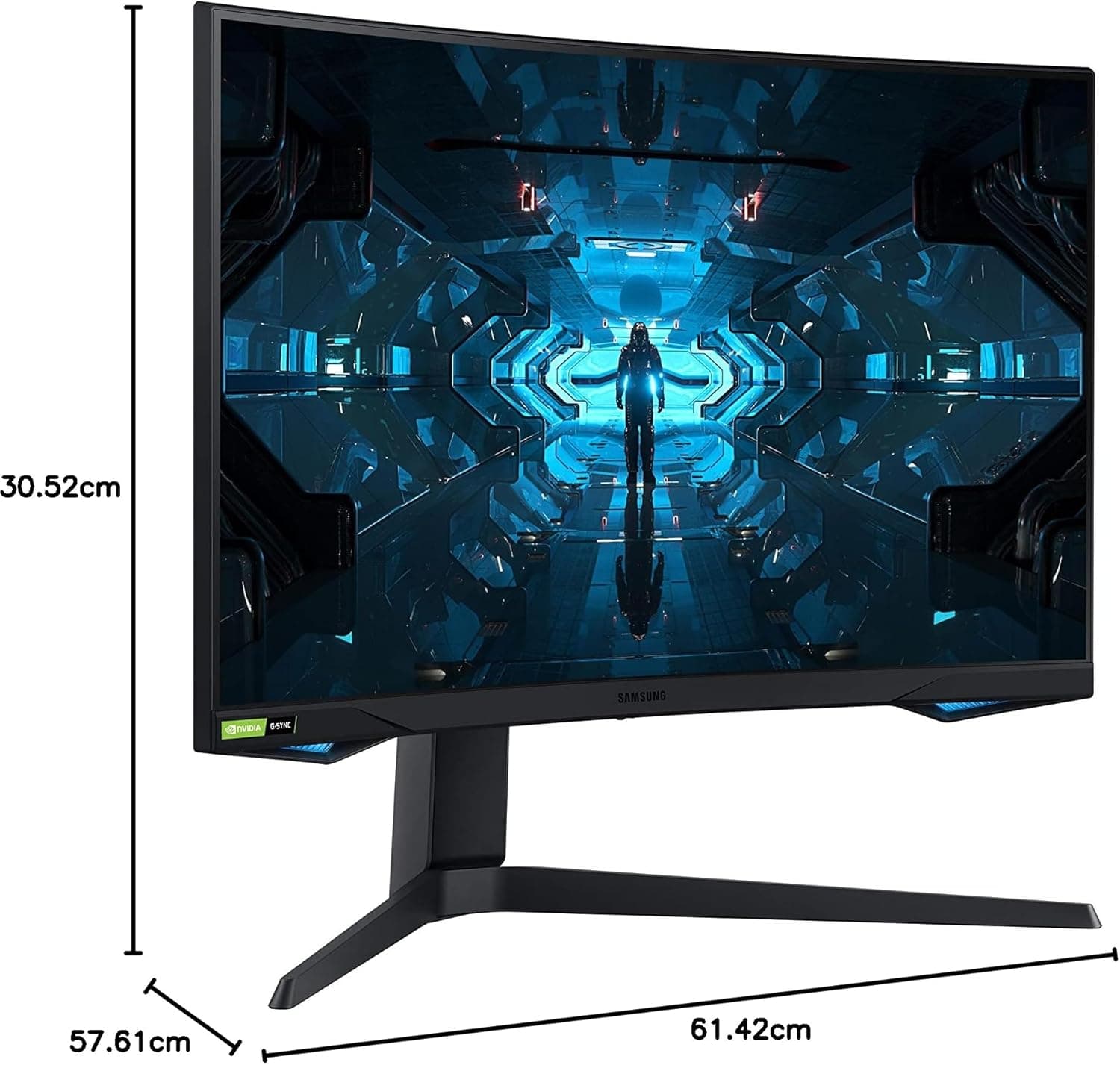 مانیتور منحنی گیمینگ سامسونگ مدل Odyssey G7 LC27G75TQSMXUE سایز 27 اینچ — تصویر ۱۲