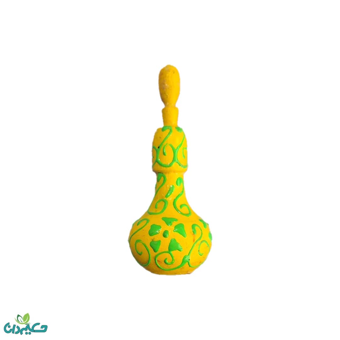 سرمه دان چوبی رنگ زرد 38 گرم
