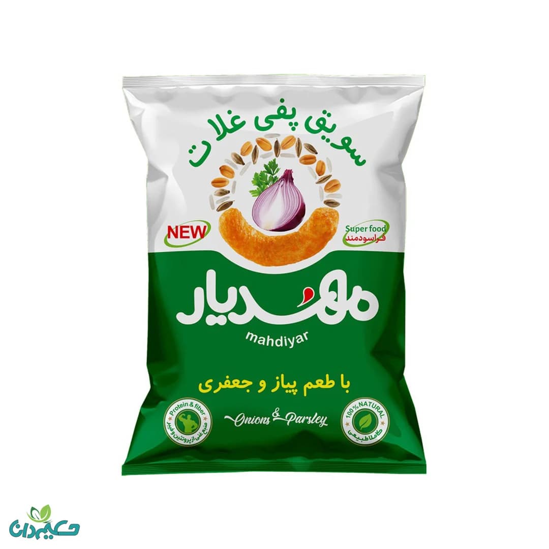 پفک پیاز و جعفری مهدیار 50 گرم