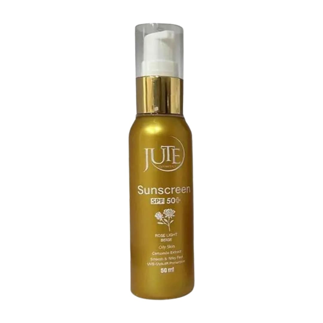 ژوت ضدآفتاب رزلایت بژ پمپی پوست چرب 50 میل SPF 50