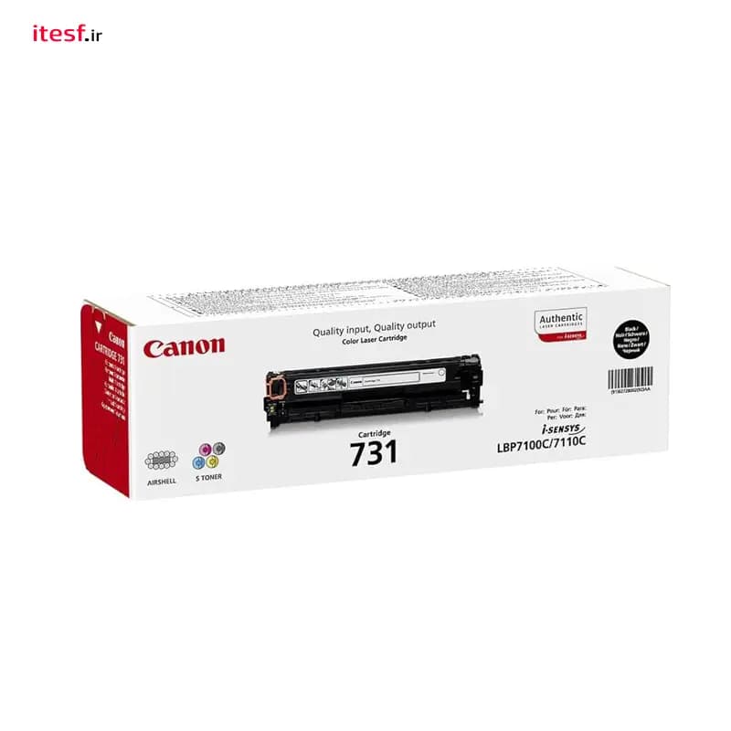کارتریج لیزری کانن رنگ مشکی Canon 731