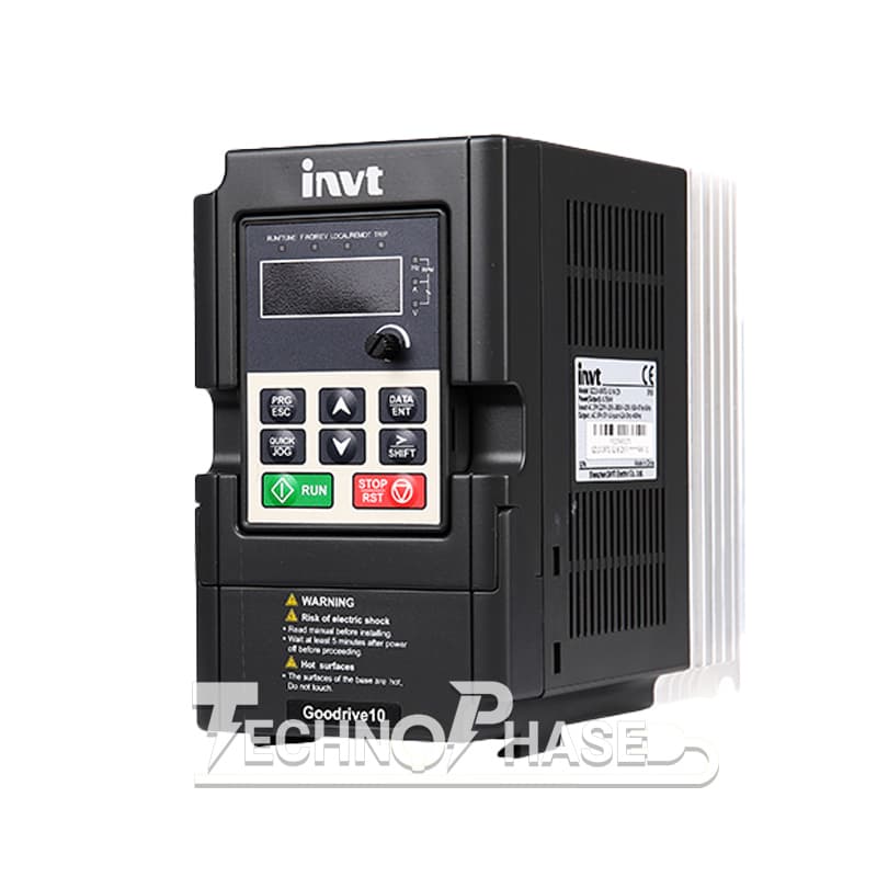 اینورتر اینوت INVT تکفاز 0.4kw مدل GD10-0R4G-S2-B