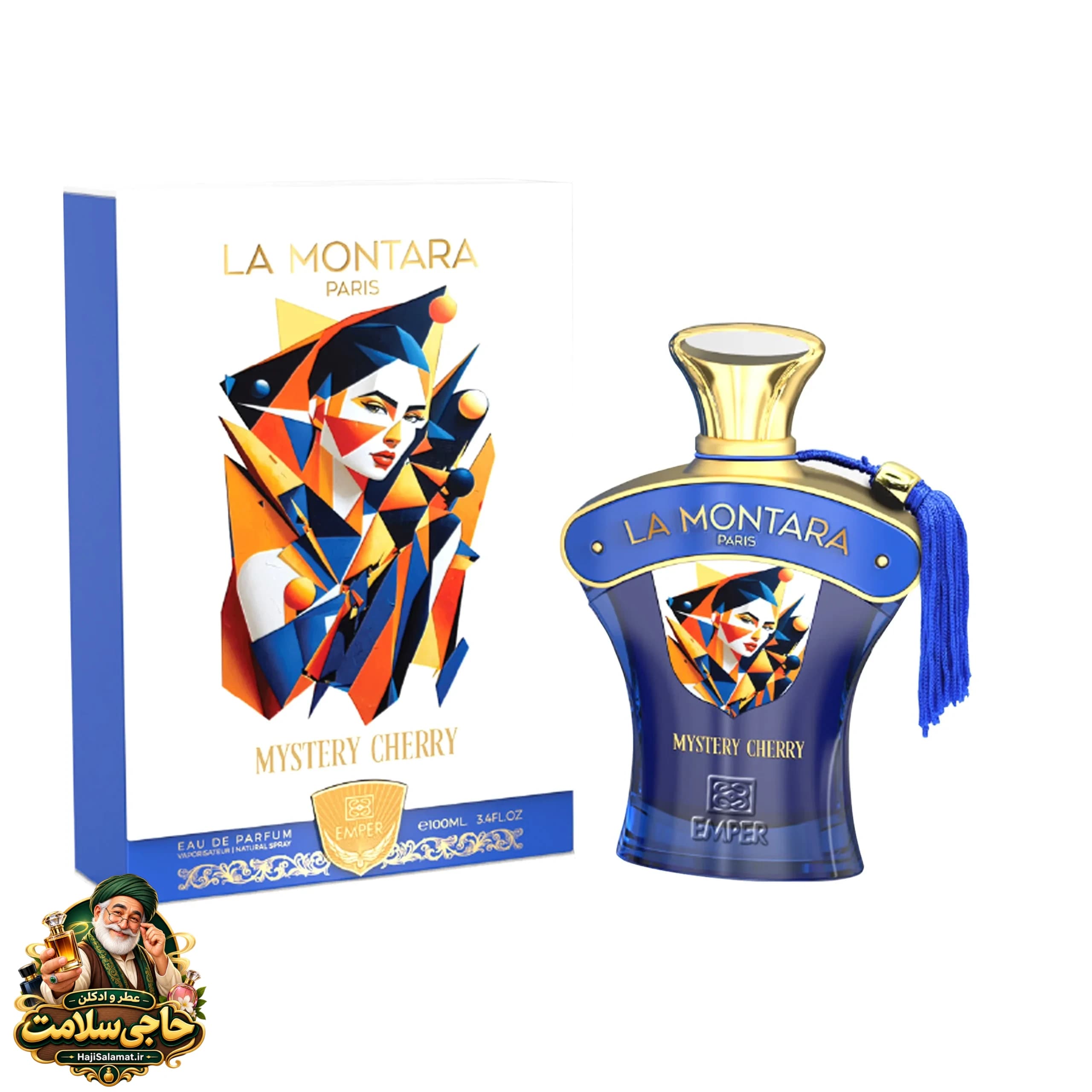 ادکلن لامونتارا پاریس میستری چری امپر 100 میل اصلی Emper La Montara Paris Mystery Cherry