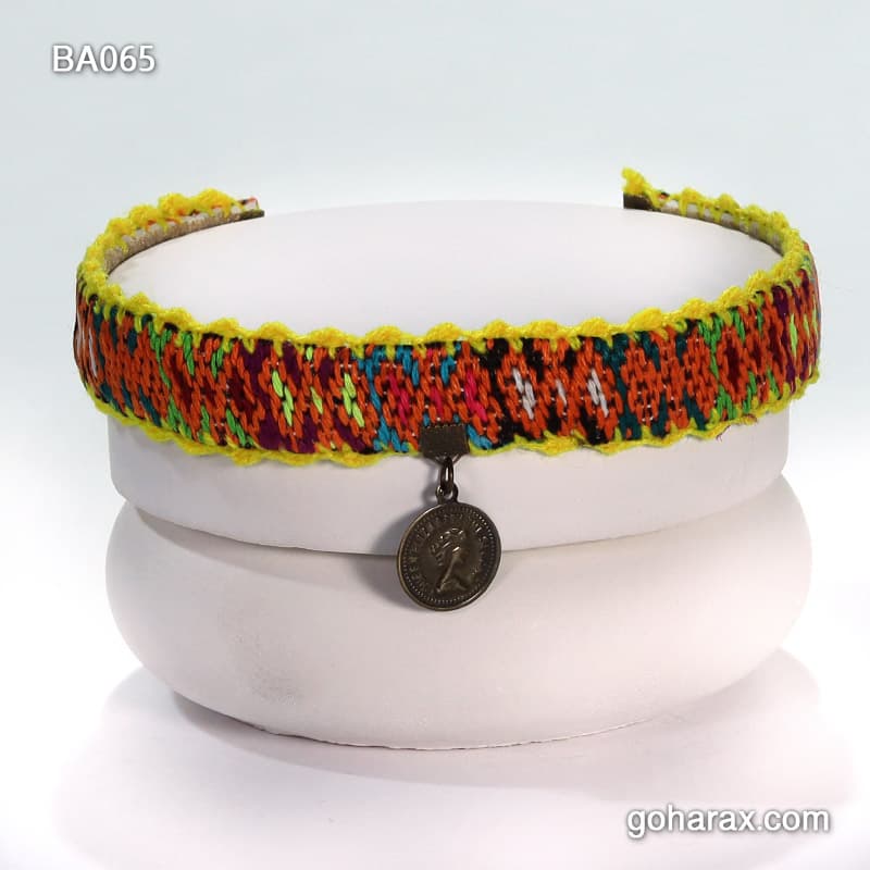 پابند سوزن دوزی بلوچی دست ساز | code:ba065 — تصویر ۲