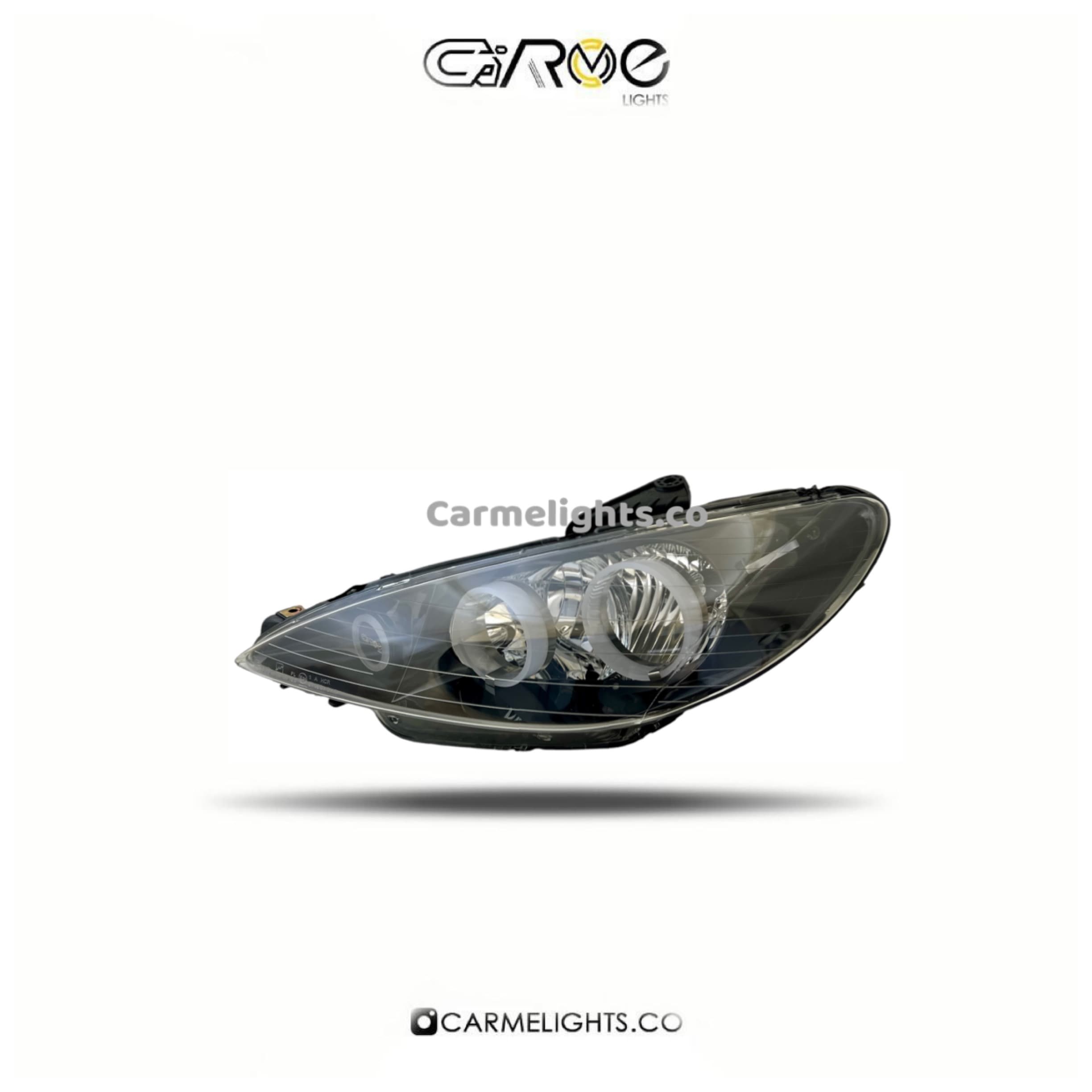 چراغ جلو 206 طرح مورتی سه بعدی (مات) — تصویر ۲