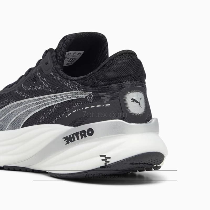 کتونی پوما نیترو 2 مگنیفای مشکی سفید مدل Puma Magnify NITRO 2 Black with White — تصویر ۳