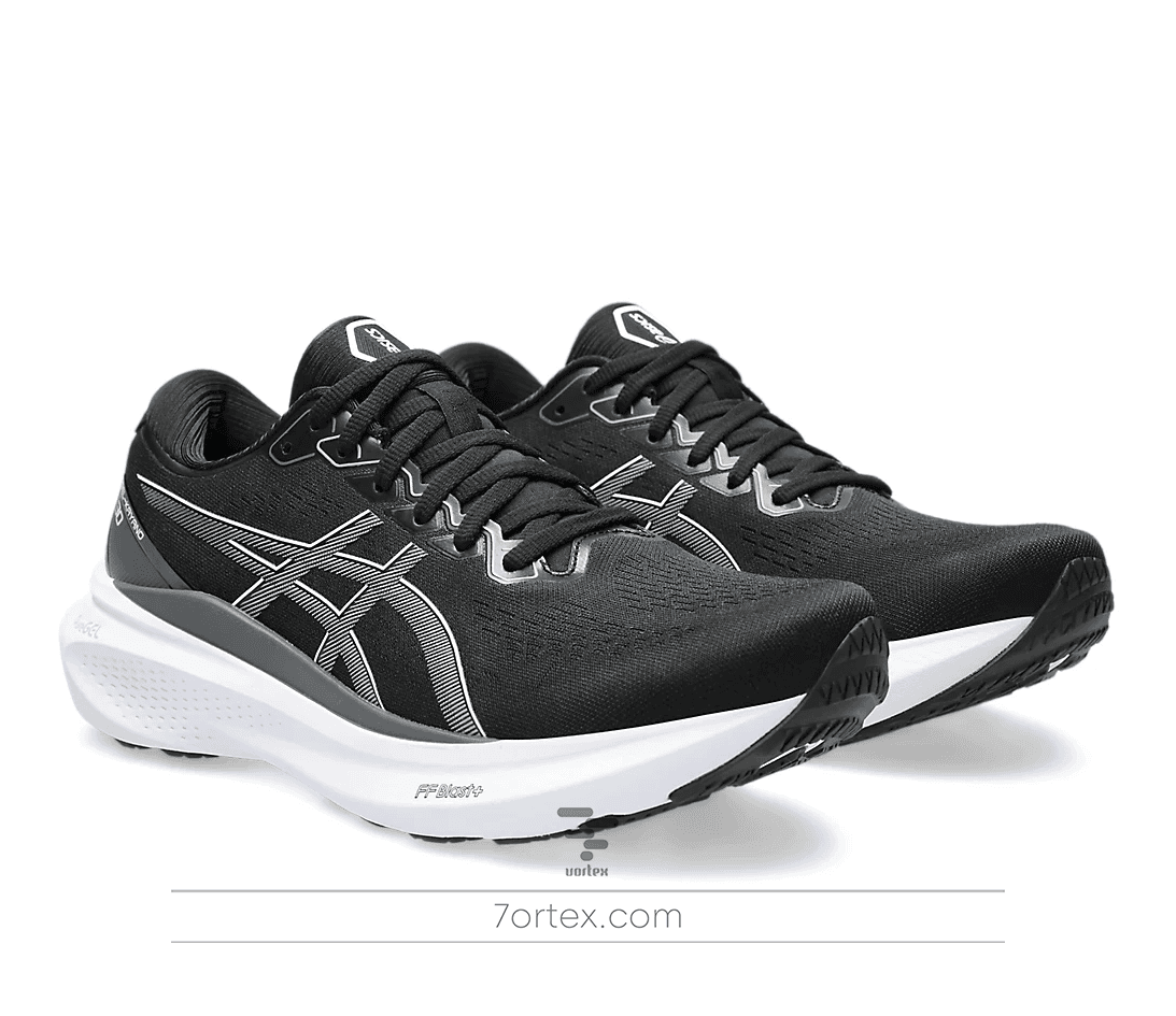 کتونی اسیکس کایانو 30 مدل ASICS GEL-KAYANO 30 Black/White — تصویر ۹