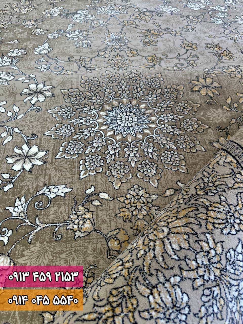 فرش طرح صبا نسکافه ای — تصویر ۴