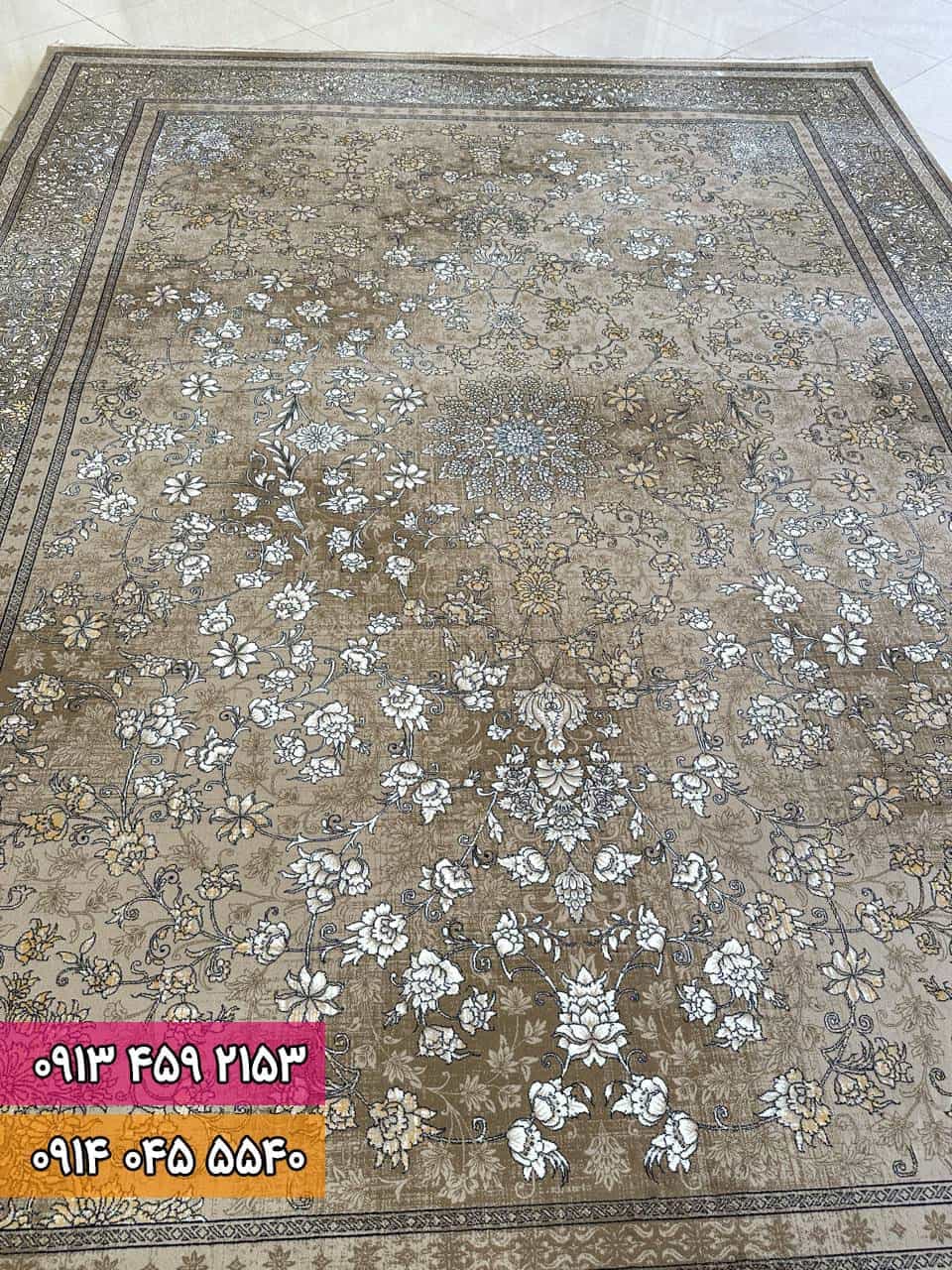 فرش طرح صبا نسکافه ای — تصویر ۵