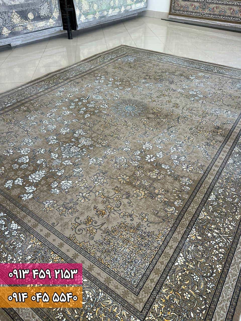 فرش طرح صبا نسکافه ای — تصویر ۳