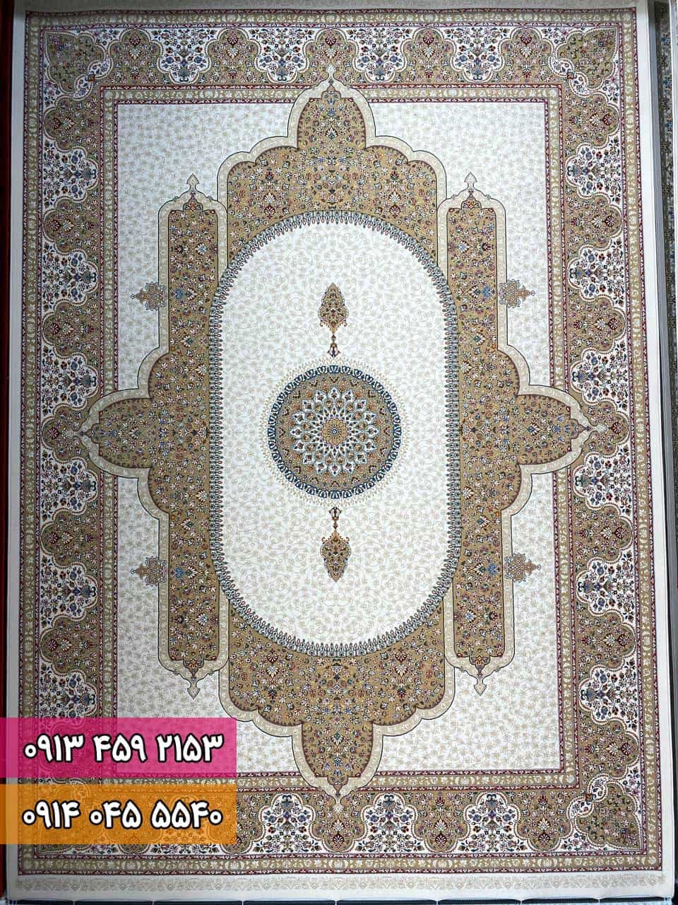 فرش طرح خزان کرم — تصویر ۲