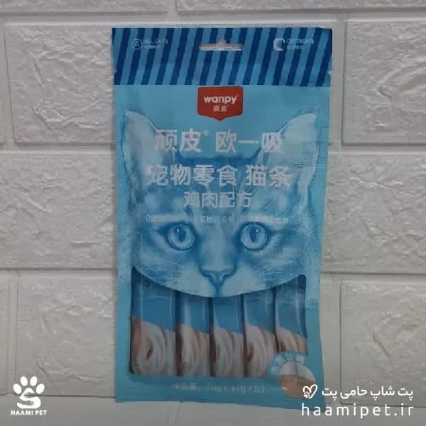 بستنی تشویقی گربه ونپی 5 عددی — تصویر ۲
