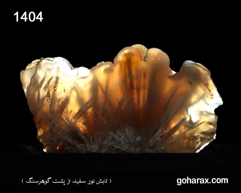 سنگ زینتی عقیق عسلی | code:1404 — تصویر ۲
