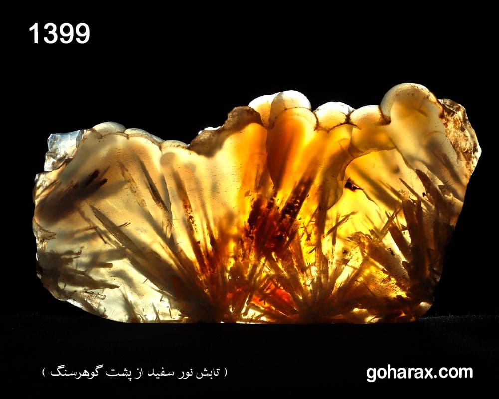 سنگ زینتی عقیق عسلی | code:1399 — تصویر ۱۰