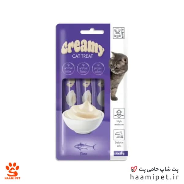 بستنی گربه ام پت با طعم ماهی تن 4 عددی — تصویر ۲