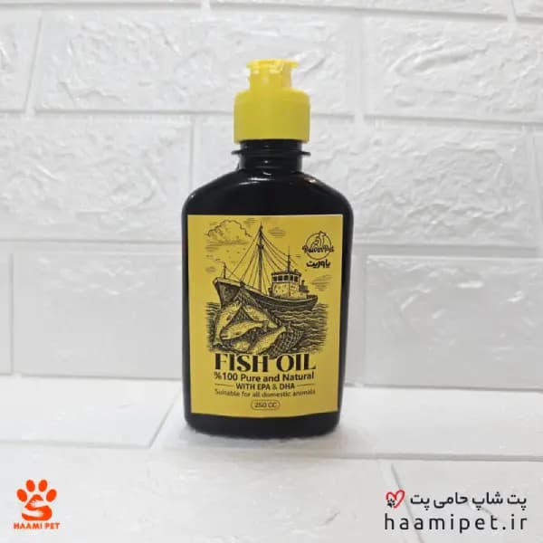 روغن ماهی سگ و گربه پاور پت 125 سی سی
