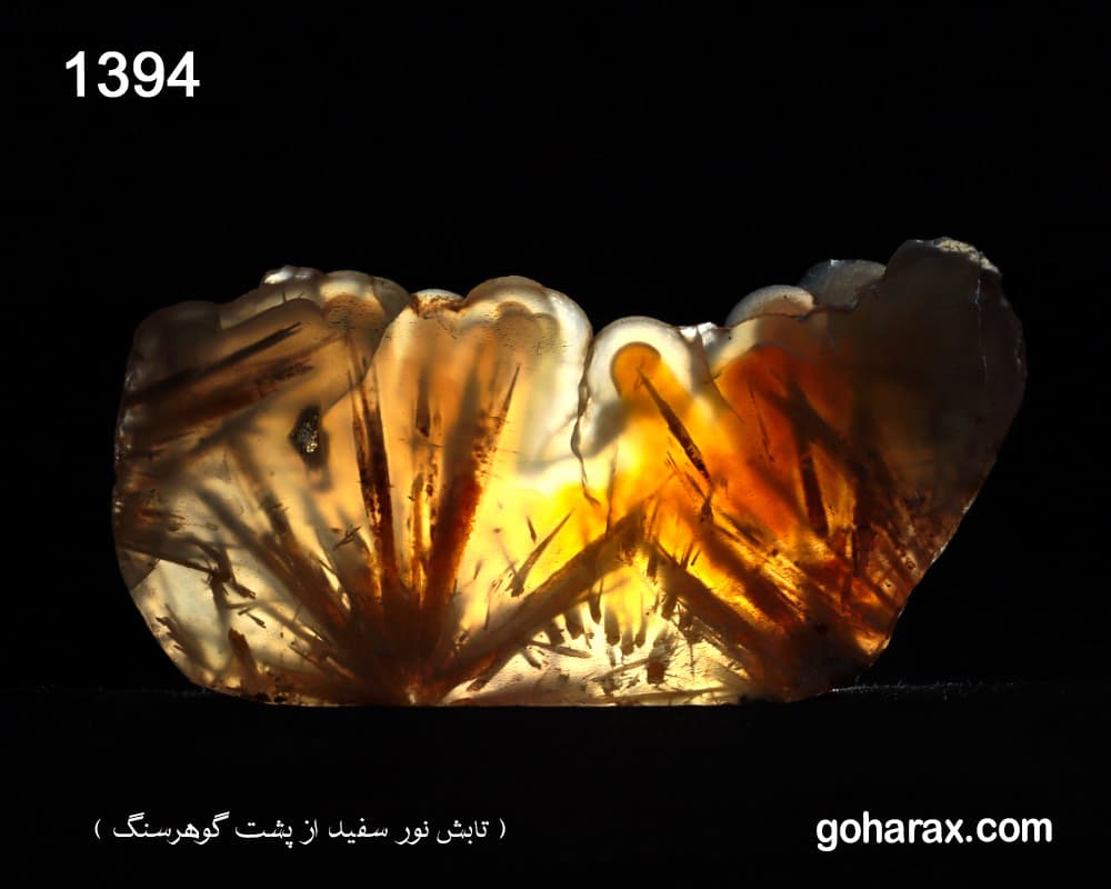 سنگ زینتی عقیق عسلی | code:1394 — تصویر ۱۰