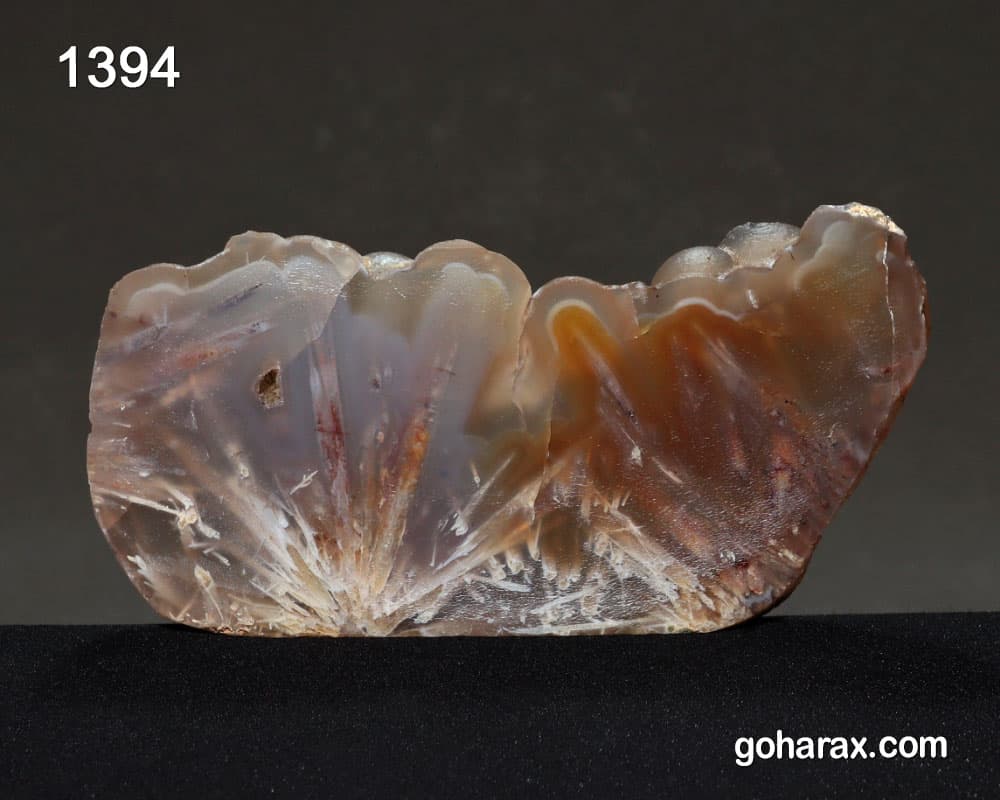 سنگ زینتی عقیق عسلی | code:1394 — تصویر ۳