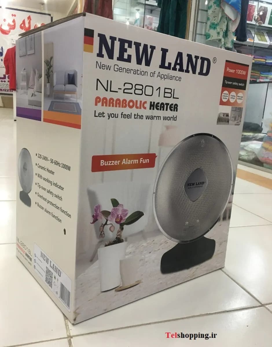 بخاری برقی نیولند مدل 2801BL — تصویر ۸