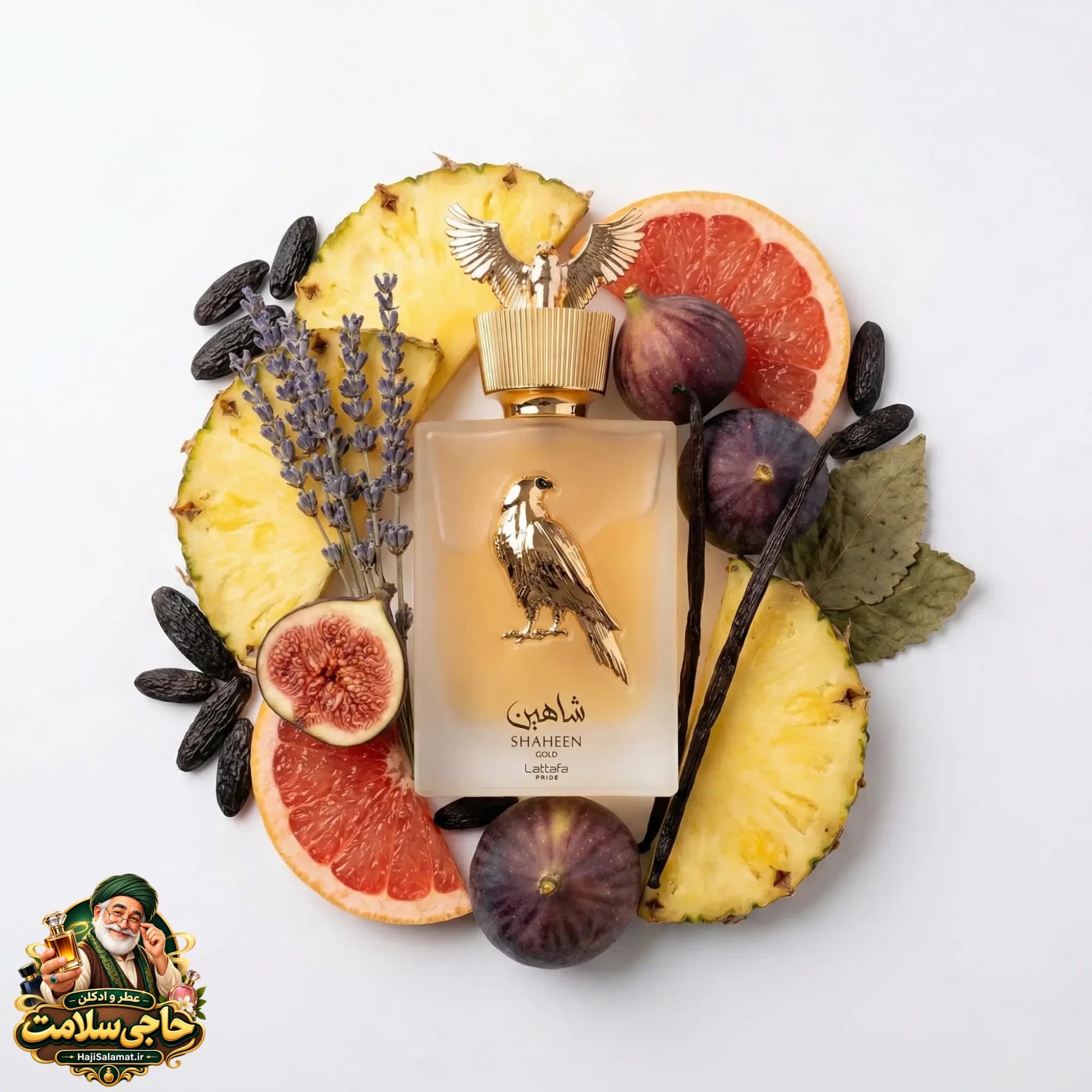 ادوپرفیوم شاهین گلد ۱۰۰ میل لطافه اصلی Shaheen Gold Lattafa — تصویر ۸