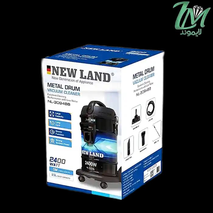 جارو برقی سطلی نیولند مدل NL-3094 BB — تصویر ۵