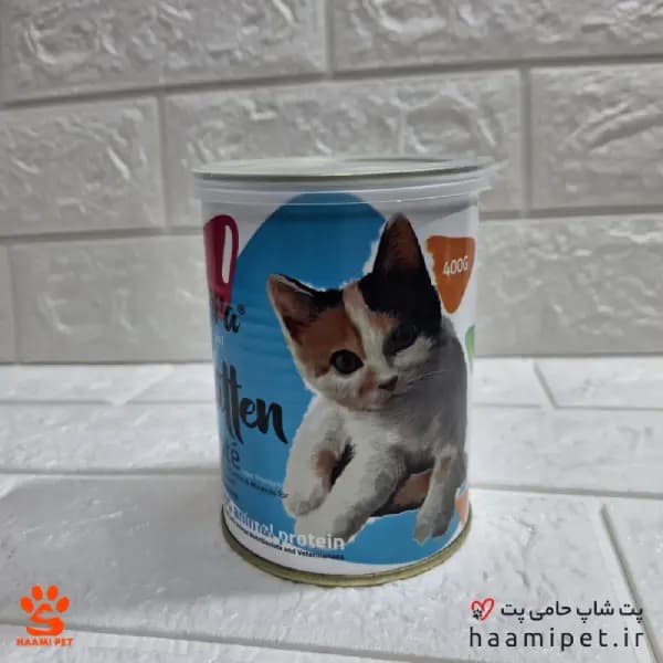 کنسرو مخصوص بچه گربه فیفورا با طعم میکس مرغ و گوشت 400 گرم