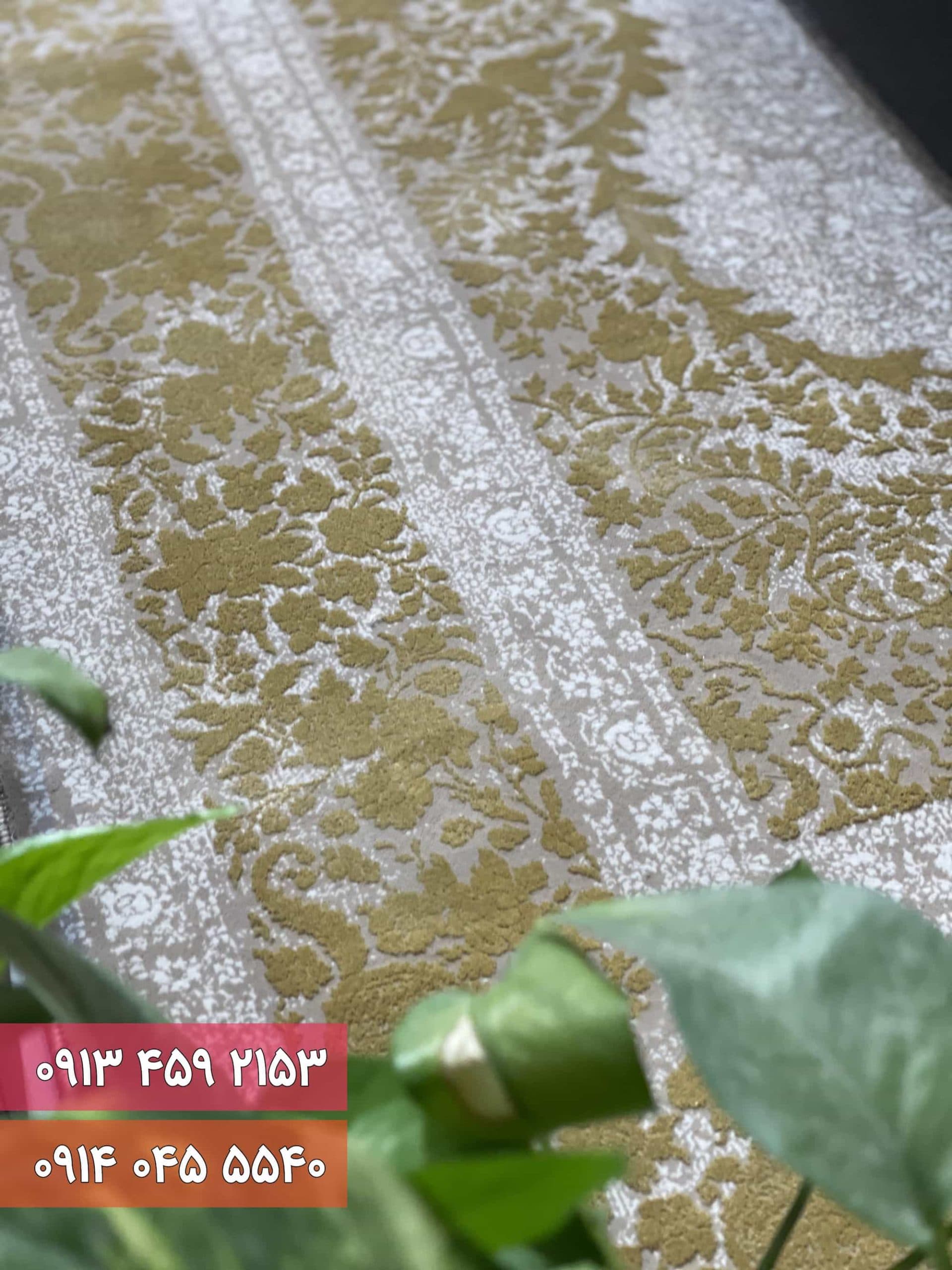 فرش کد 71048NT نسکافه ای طلایی — تصویر ۷