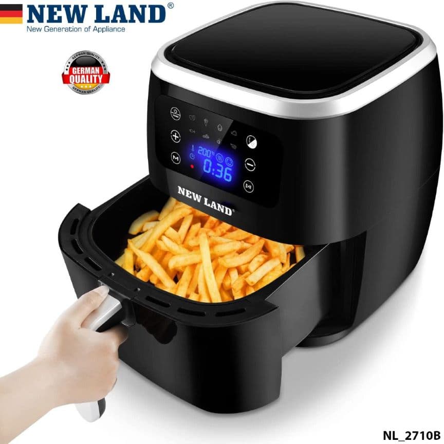 سرخکن بدون روغن 6 لیتری نیولند مدل 2710B — تصویر ۹