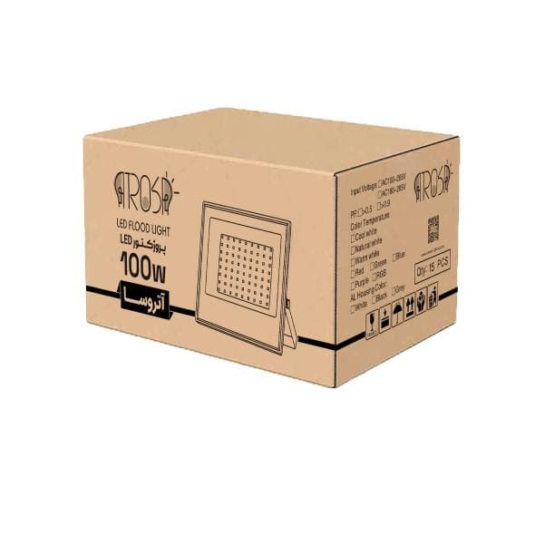 کارتن 15 عددی پروژکتور ال ای دی 100 وات — تصویر ۲