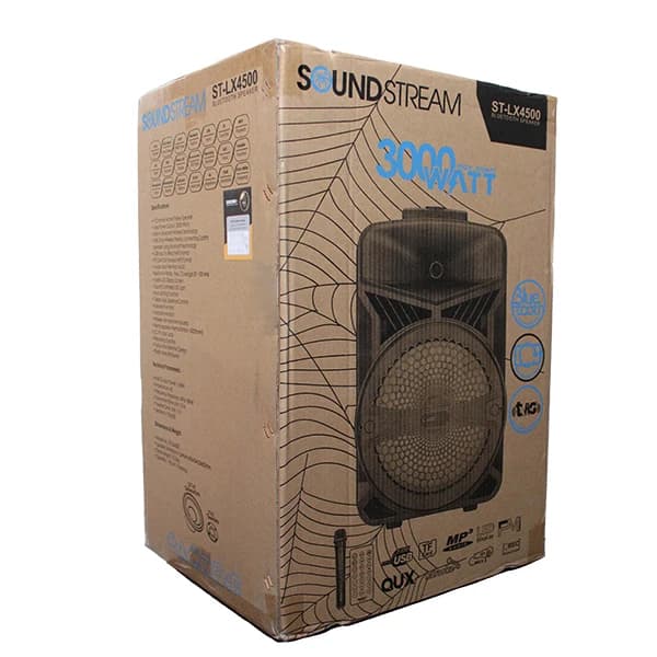 اسپیکر شارژی ساند استریم (SOUNDSTREAM) مدل ST-LX4500 — تصویر ۲