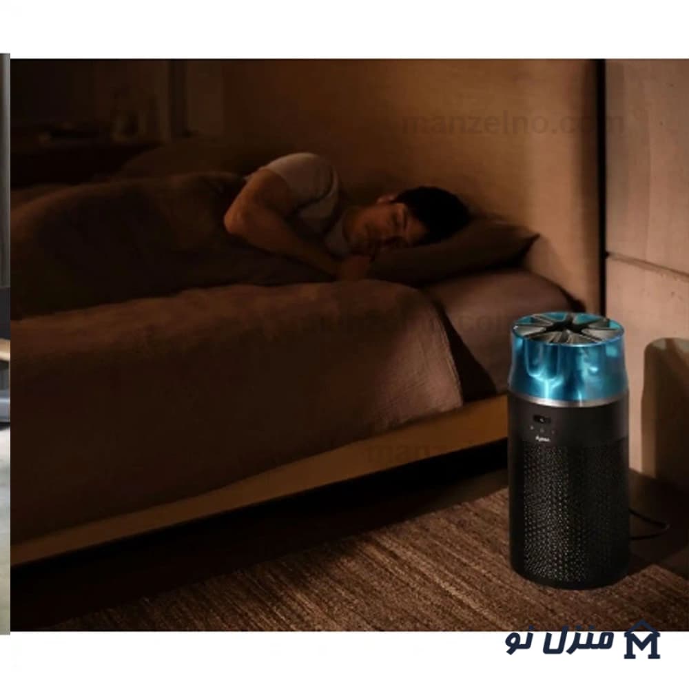 دستگاه تصفیه هوا دایسون مدل هاش جت Dyson HushJet HJ10 رنگ مشکی آبی — تصویر ۳