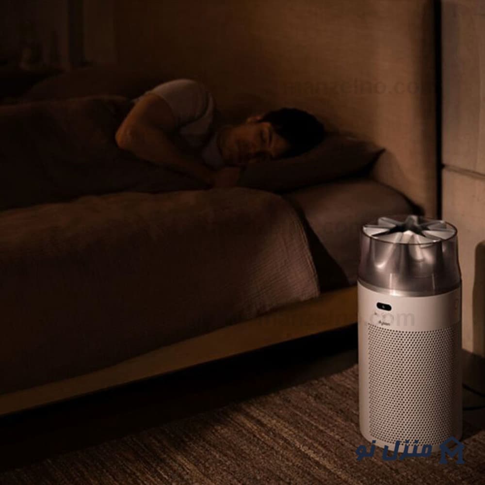 دستگاه تصفیه هوا دایسون مدل هاش جت Dyson HushJet HJ10 رنگ سفید نقره‌ای — تصویر ۳